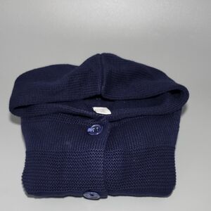 Kids Gap hooded long button-up sweater/ jacket